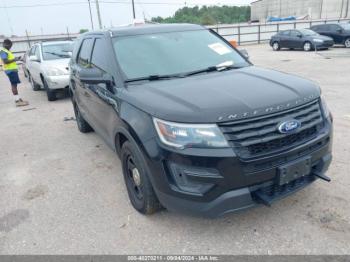  Salvage Ford Police Interceptor Utilit