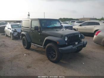  Salvage Jeep Wrangler