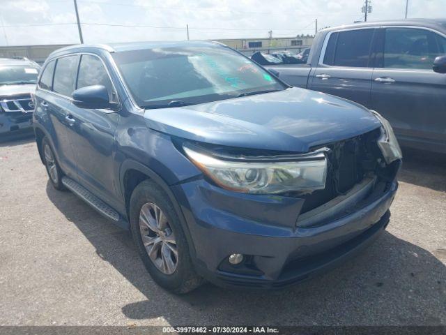  Salvage Toyota Highlander