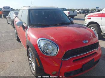  Salvage MINI Cooper S Countryman