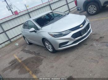  Salvage Chevrolet Cruze