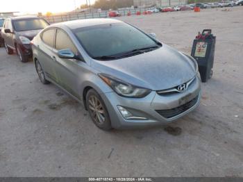  Salvage Hyundai ELANTRA