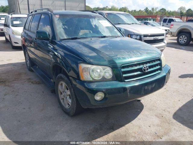  Salvage Toyota Highlander