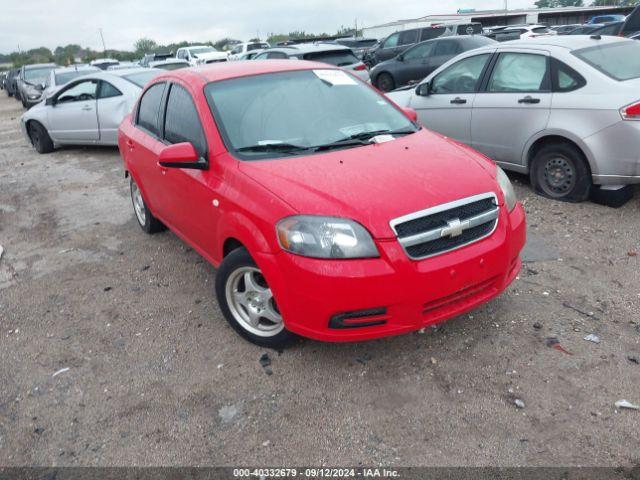  Salvage Chevrolet Aveo