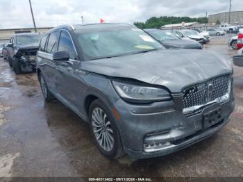  Salvage Lincoln Aviator