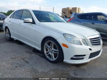  Salvage Mercedes-Benz E-Class