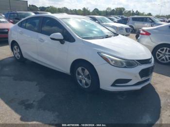  Salvage Chevrolet Cruze