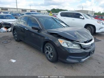  Salvage Honda Accord