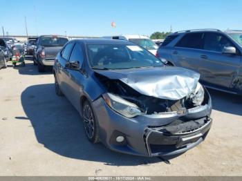  Salvage Toyota Corolla