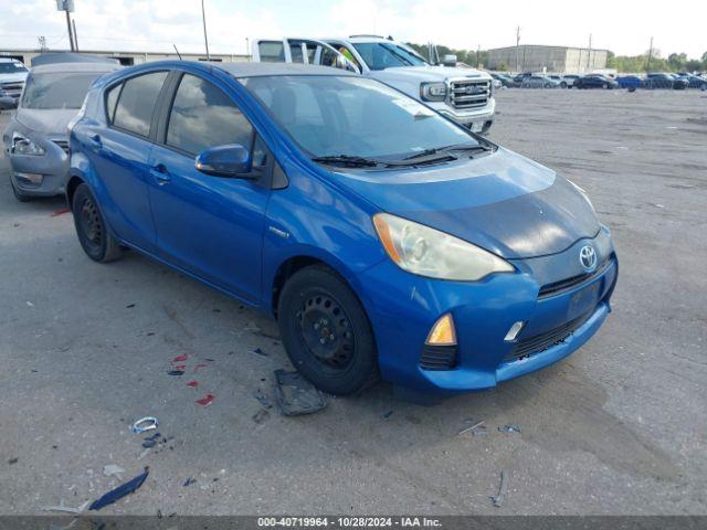  Salvage Toyota Prius c