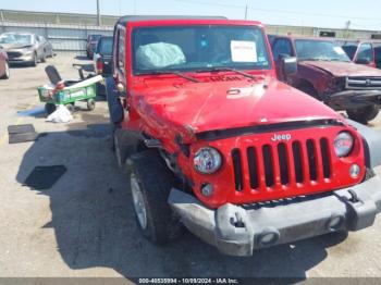  Salvage Jeep Wrangler