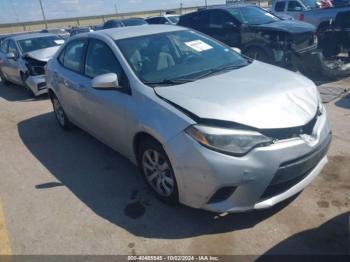  Salvage Toyota Corolla