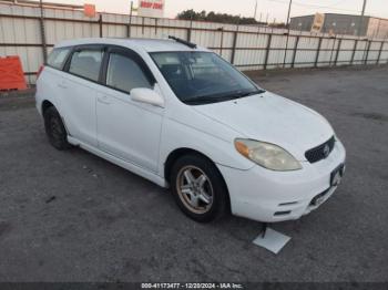  Salvage Toyota Matrix