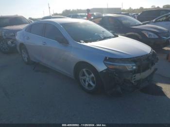  Salvage Chevrolet Malibu