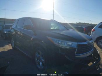  Salvage Toyota Highlander