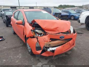  Salvage Toyota Prius c