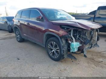  Salvage Toyota Highlander