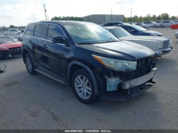  Salvage Toyota Highlander