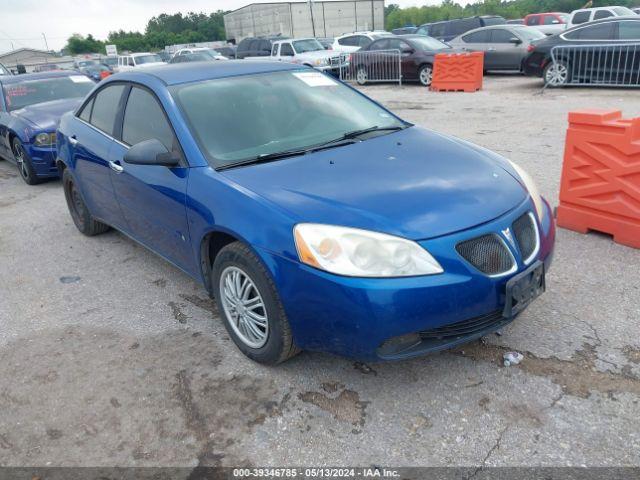  Salvage Pontiac G6