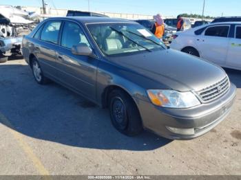  Salvage Toyota Avalon