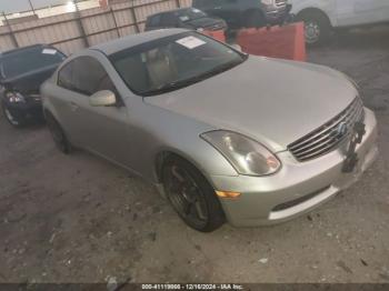  Salvage INFINITI G35