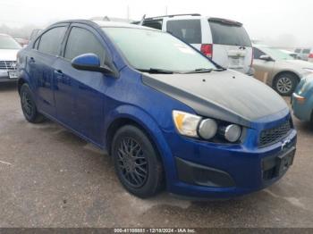  Salvage Chevrolet Sonic