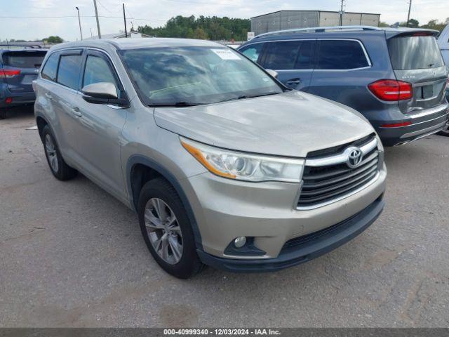  Salvage Toyota Highlander