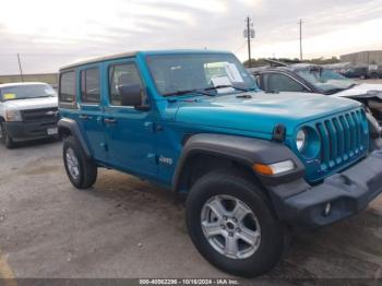  Salvage Jeep Wrangler