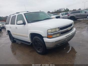  Salvage Chevrolet Tahoe