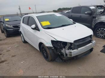  Salvage Chevrolet Sonic