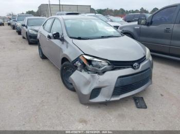  Salvage Toyota Corolla