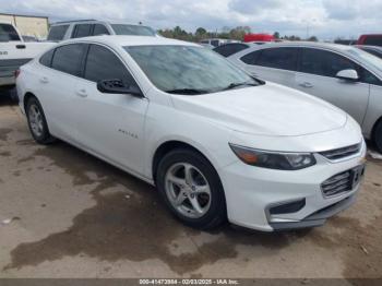  Salvage Chevrolet Malibu