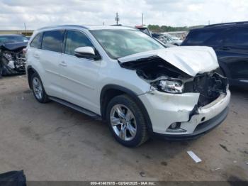  Salvage Toyota Highlander