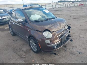  Salvage FIAT 500c