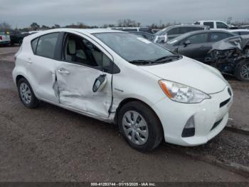  Salvage Toyota Prius c