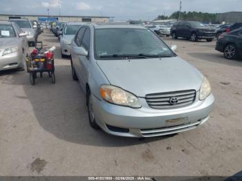  Salvage Toyota Corolla