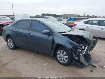  Salvage Toyota Corolla