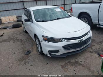  Salvage Chevrolet Malibu