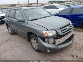  Salvage Toyota Highlander