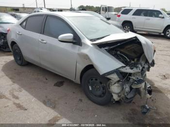  Salvage Toyota Corolla