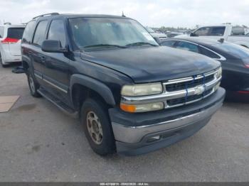  Salvage Chevrolet Tahoe