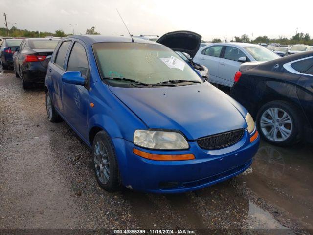  Salvage Chevrolet Aveo
