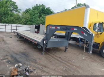  Salvage Metal Works Gooseneck Flatbed Trailer