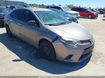  Salvage Toyota Corolla
