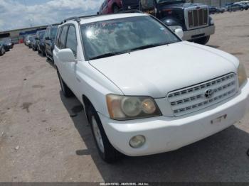  Salvage Toyota Highlander