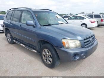  Salvage Toyota Highlander