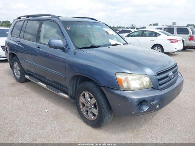  Salvage Toyota Highlander