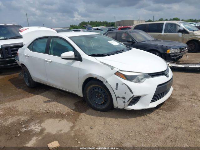  Salvage Toyota Corolla
