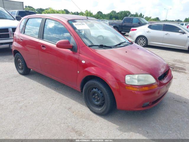  Salvage Chevrolet Aveo 5