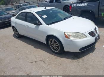  Salvage Pontiac G6